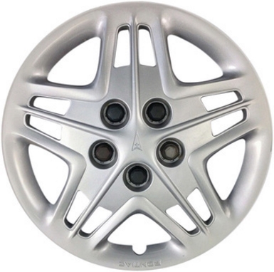 Pontiac Aztek 2003-2005, Pontiac Bonneville 2004-2005, Pontiac Grand Prix 2004-2008, Pontiac Montana 2005, Plastic 5 Triple Spoke, Single Hubcap or Wheel Cover For 16 Inch Steel Wheels. Hollander Part Number H5117B/5143.